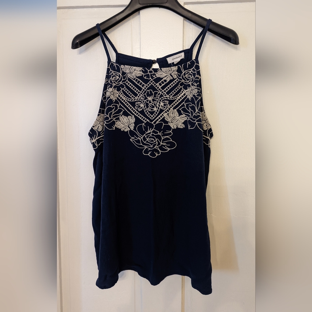 Embroidered tank top